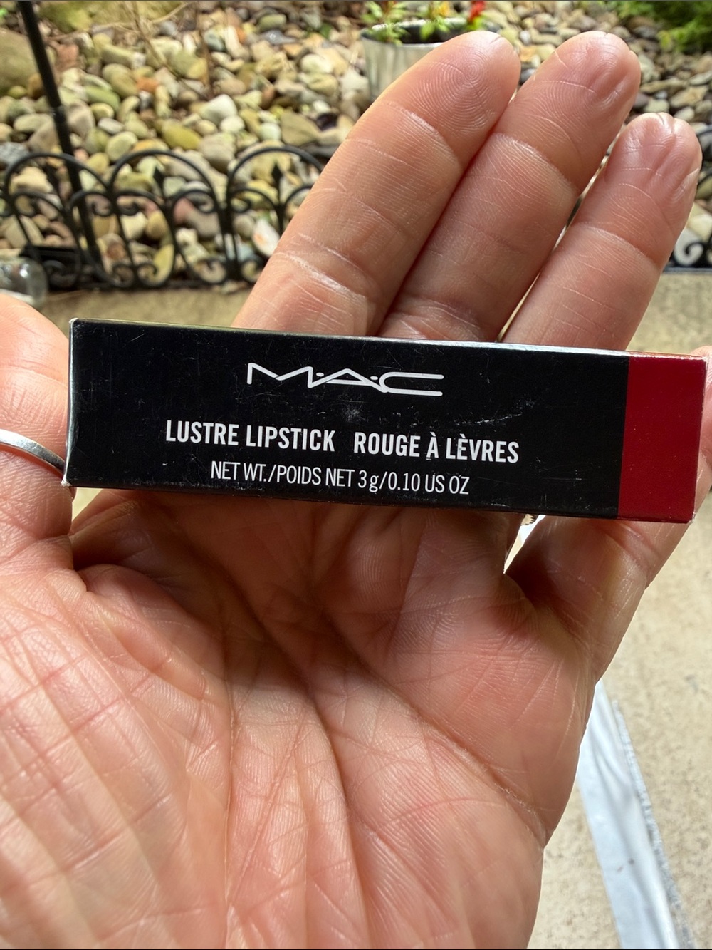 MAC Cosmetics Lustre Lipstick - Deep Red Shade
